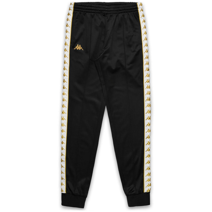 Kappa - Pantaloni Uomo Nero - 222 Banda Rastoria Slim