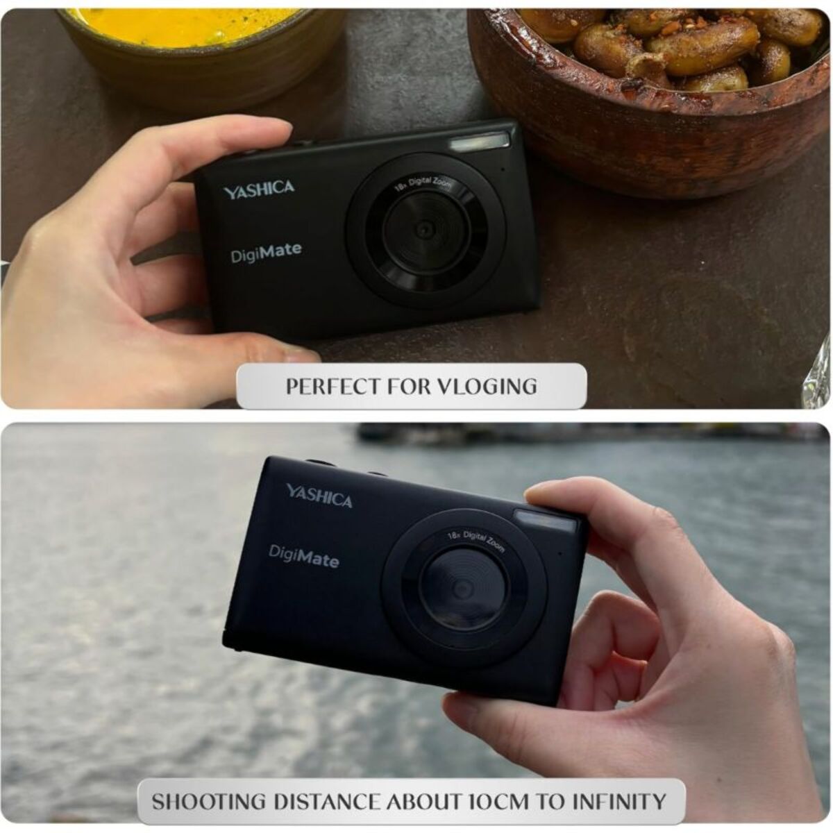 Appareil photo Compact YASHICA DigiMate 100 Black