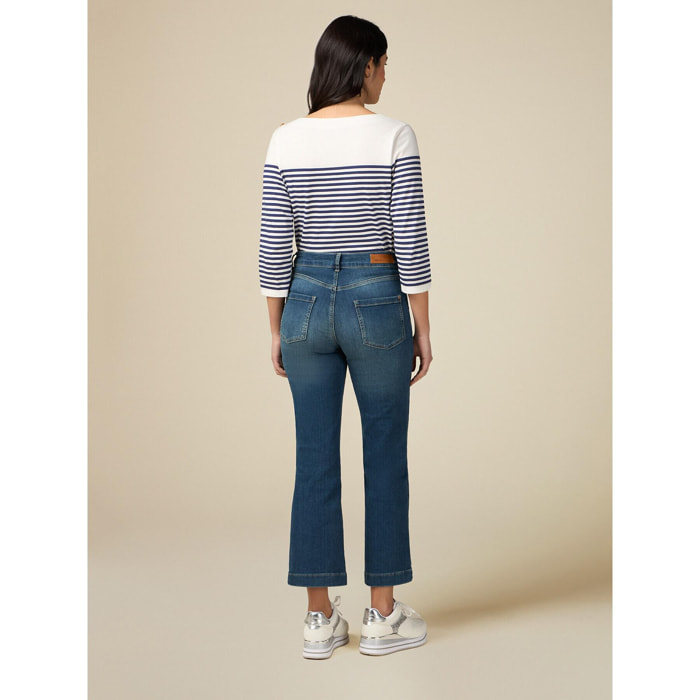 Oltre - Jeans little flare - Blu