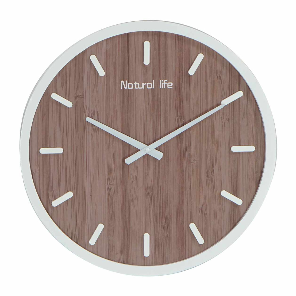 Reloj de pared mateus natural 50cm