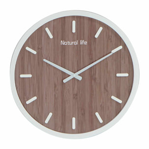 Reloj de pared mateus natural 50cm