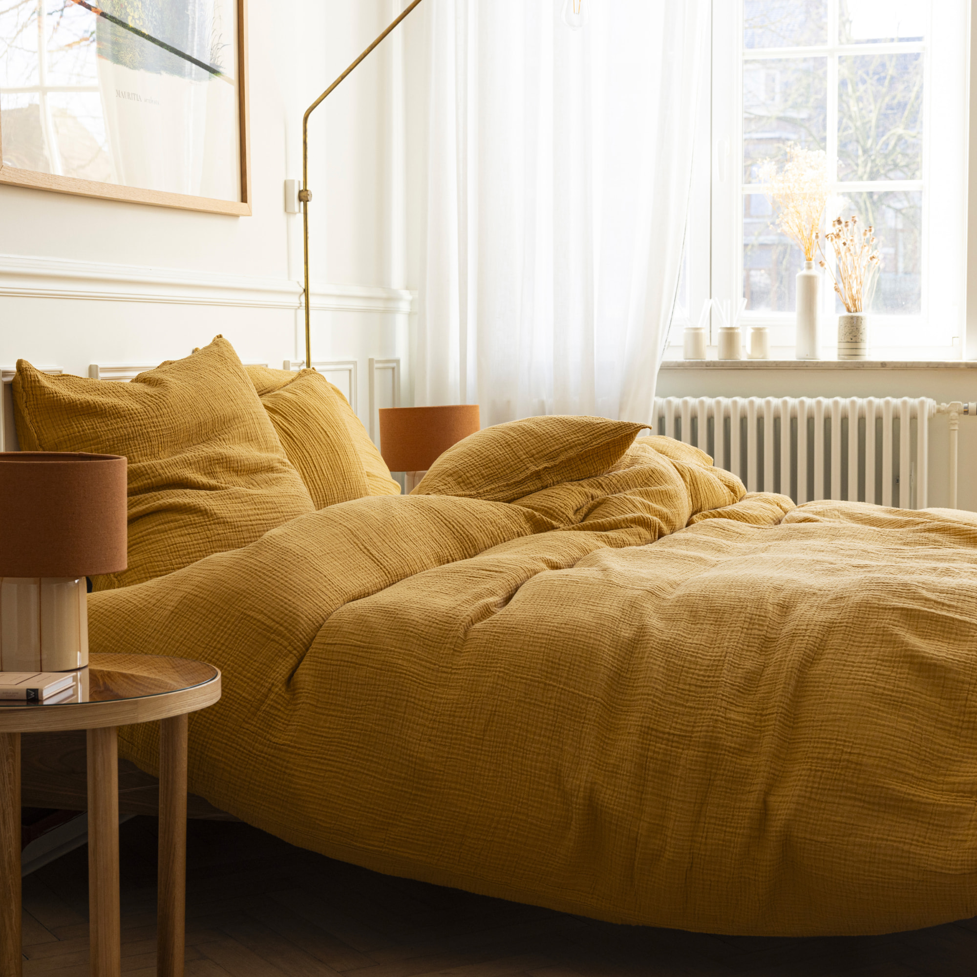 Housse de couette en gaze de coton, SIMPLEMENT GAUFRÉ