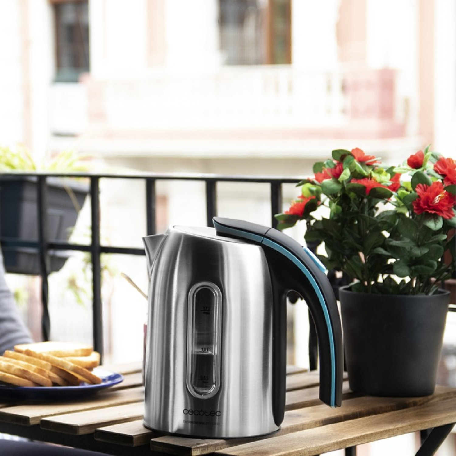 Cecotec Bouilloire ThermoSense 270 Steel