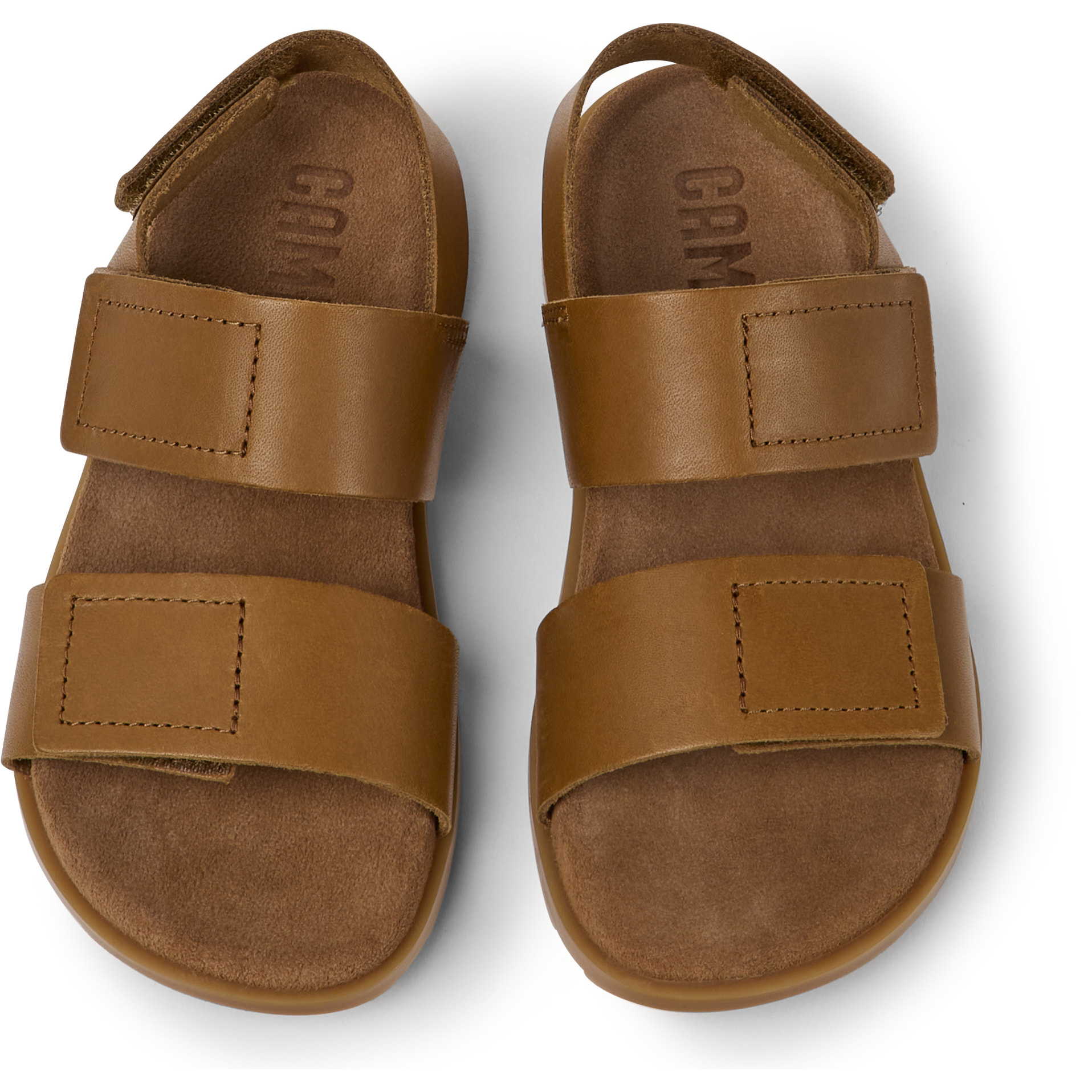 Sandalias - CAMPER Brutus - Marron - Cuero liso