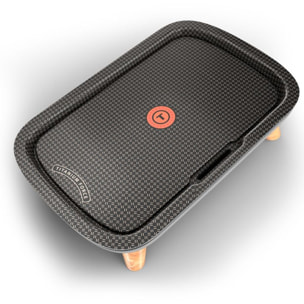 Plancha électrique TEFAL CB658P01 gris à poser, 46x30 cm