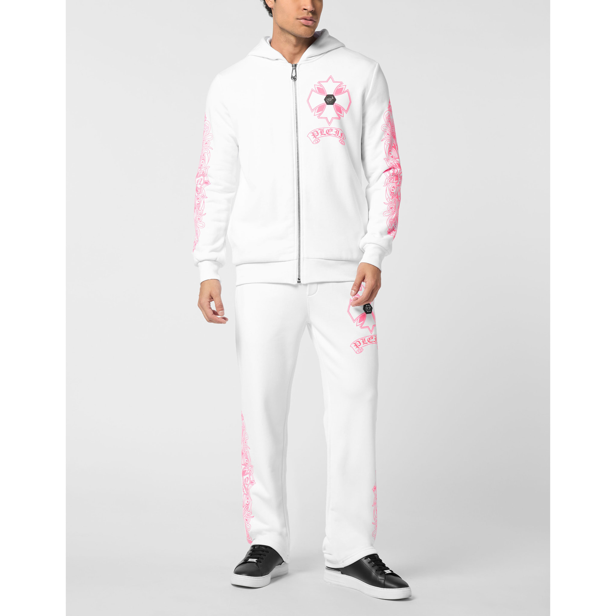 PHILIPP PLEIN Hoodie Sweatjacket CHROME