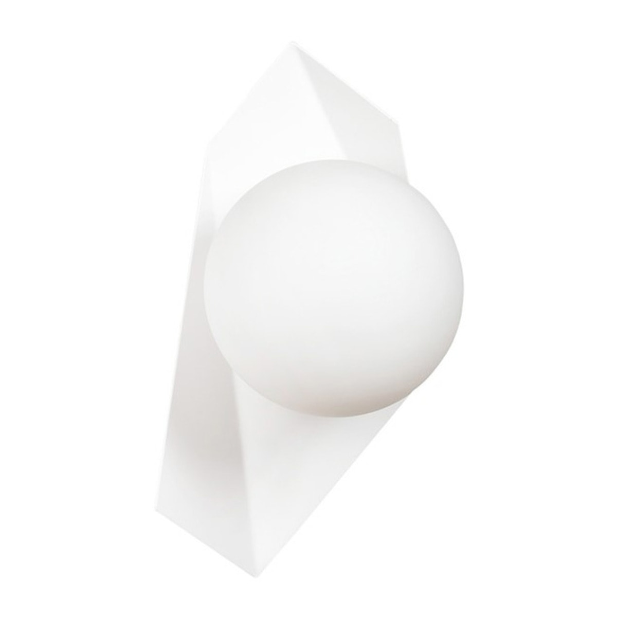 Lampada da parete Drifton in acciaio bianco opaco