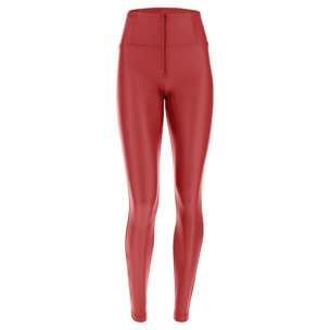 Pantaloni push up WR.UP® similpelle vita alta