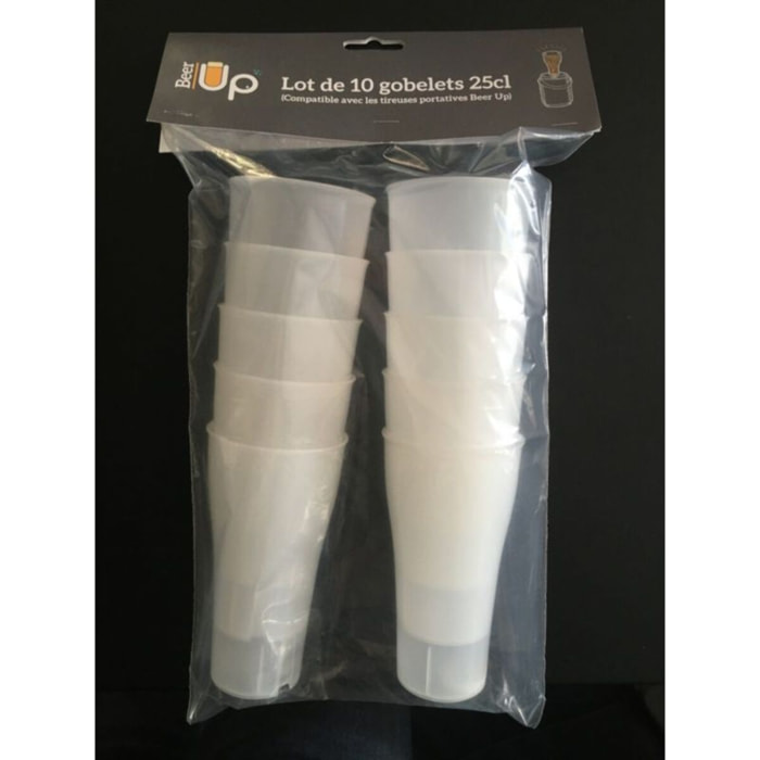 Capsule BEER UP Pack de 10 verres