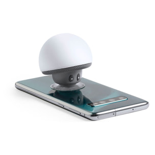 Altoparlante Bluetooth 5.0 dal design a fungo. Potenza sonora 3W. Batteria da 200 mAh