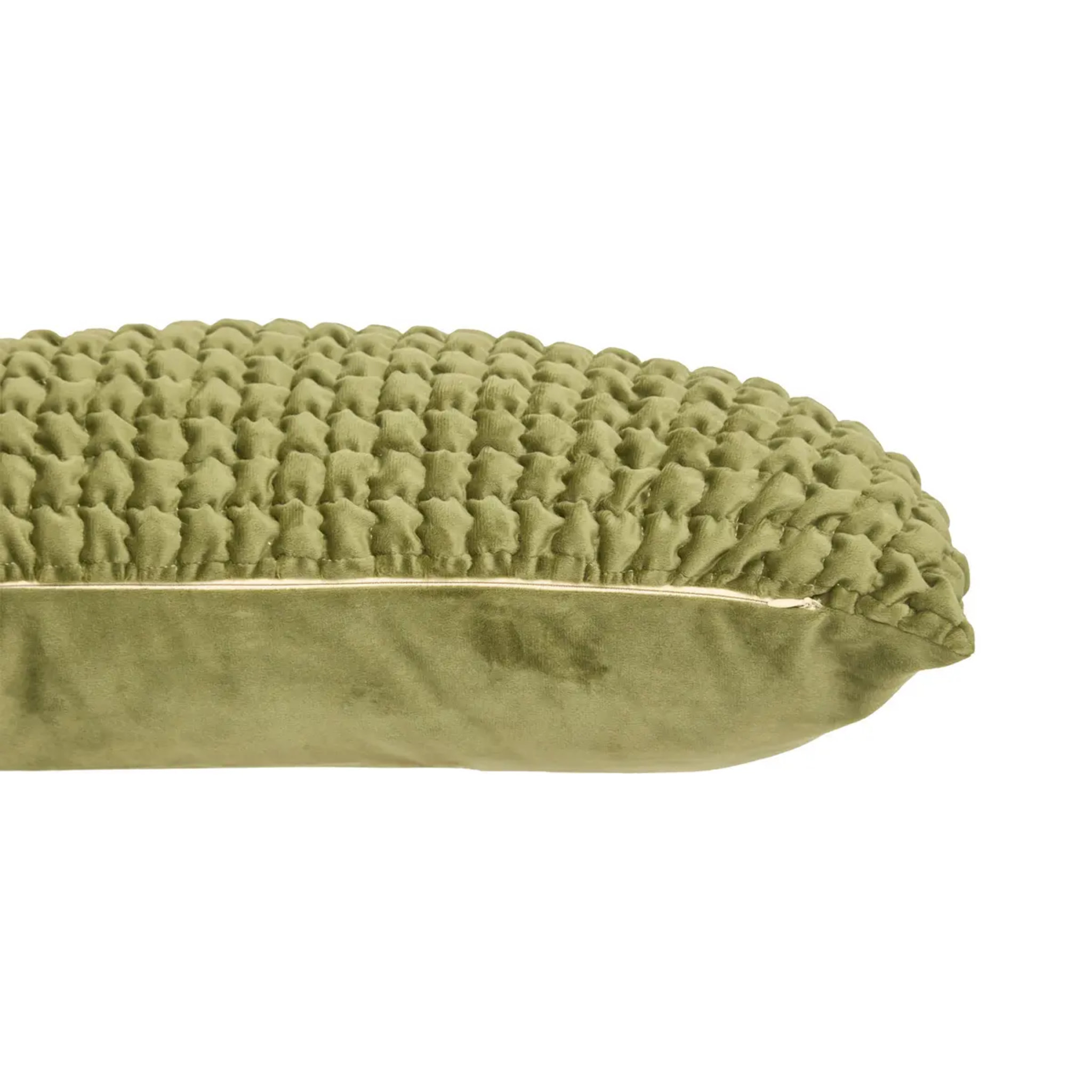 Coussin Bellissima vert Kaki 75x35cm
