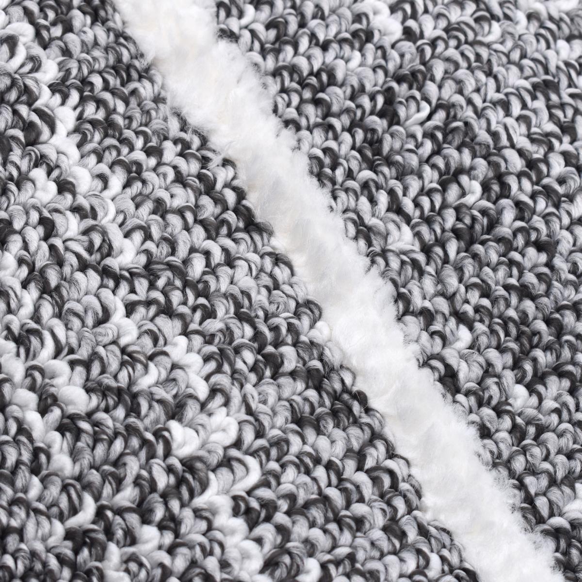 Tapis Jopi en relief dessin géométrique