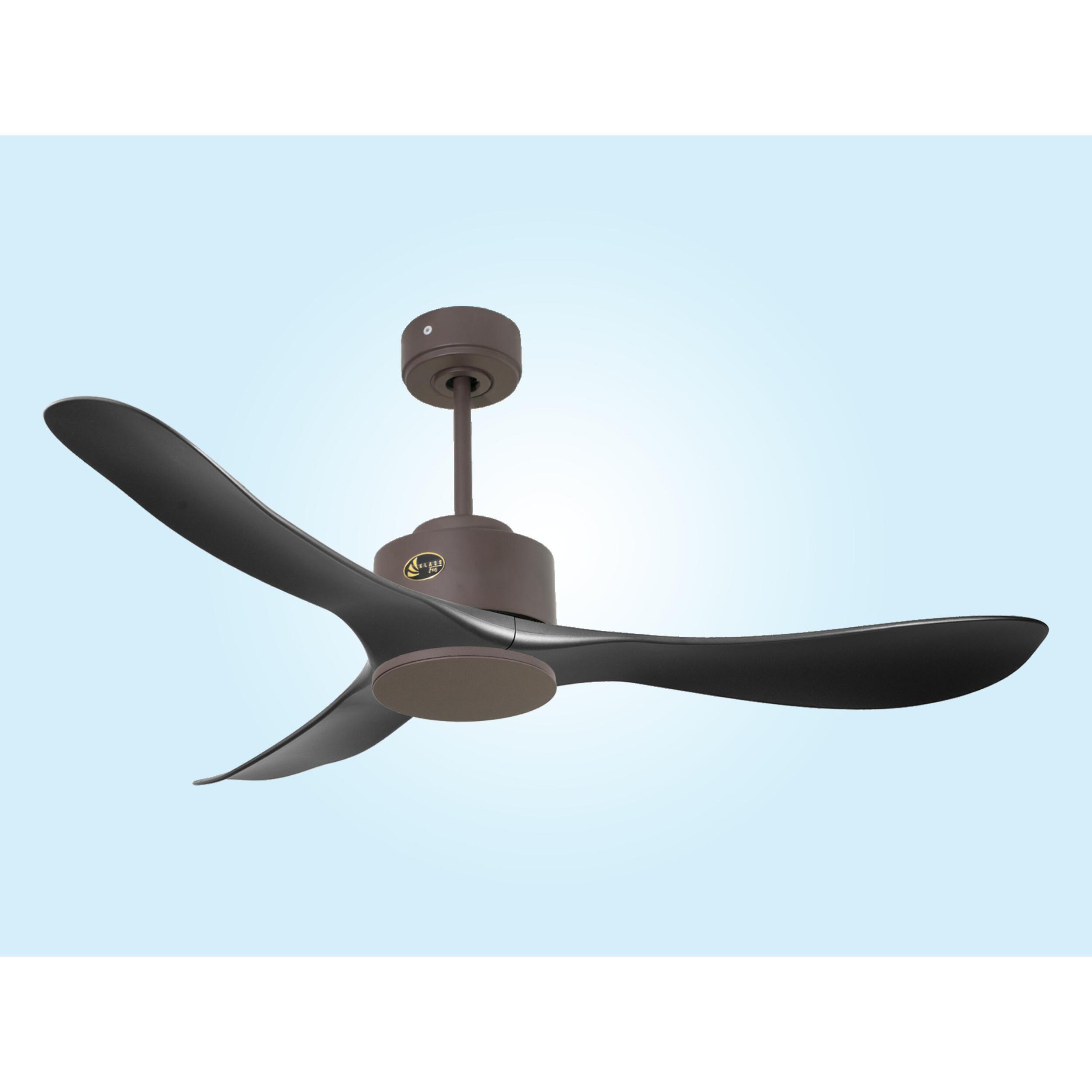 Ventilateur de plafond ø132 cm avec Wifi Réversible Hypersilence 40   W Chocolat