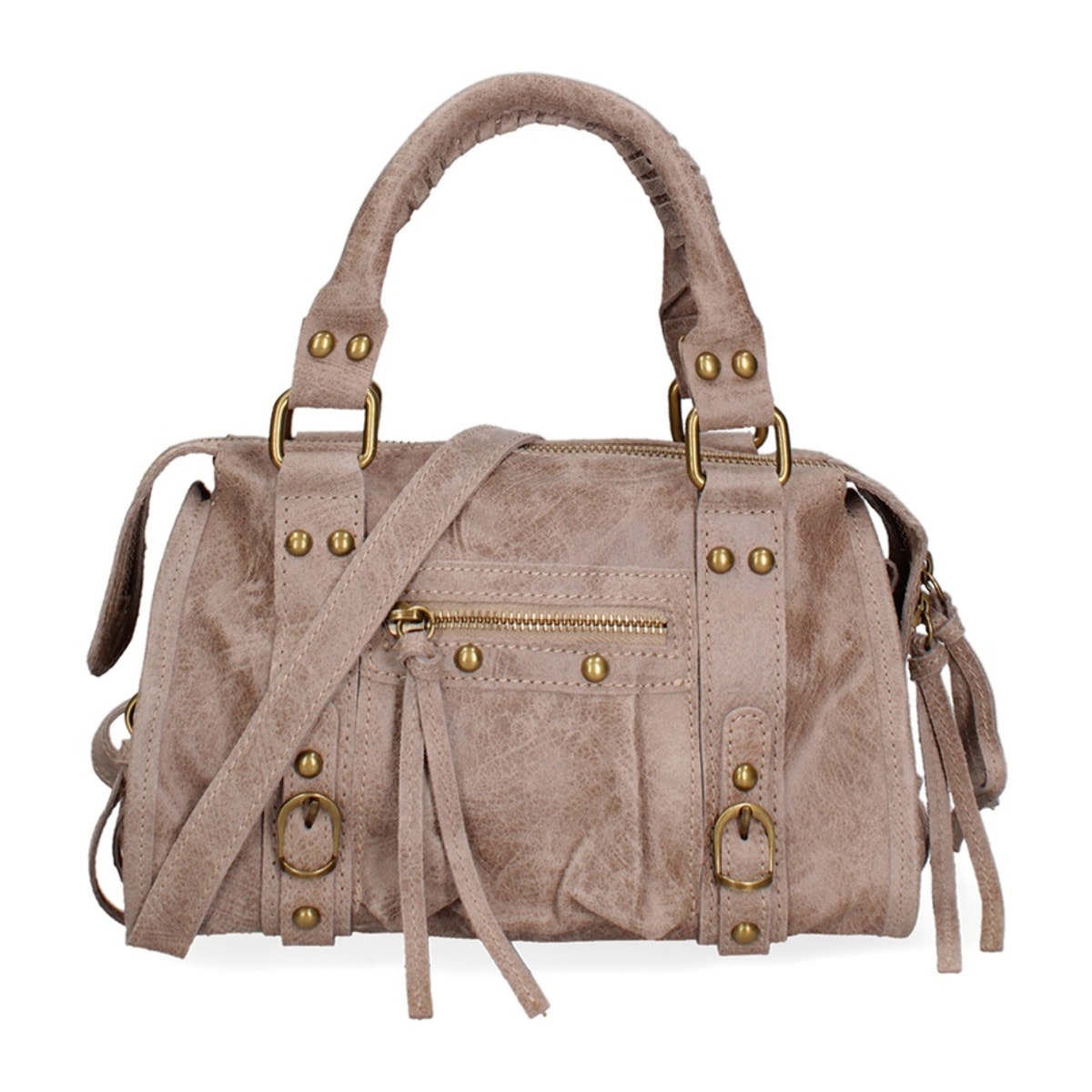 Borsa a spalla da donna - Modello Erisia - Vera pelle - 25.0 x 15.0 x 10.0 cm