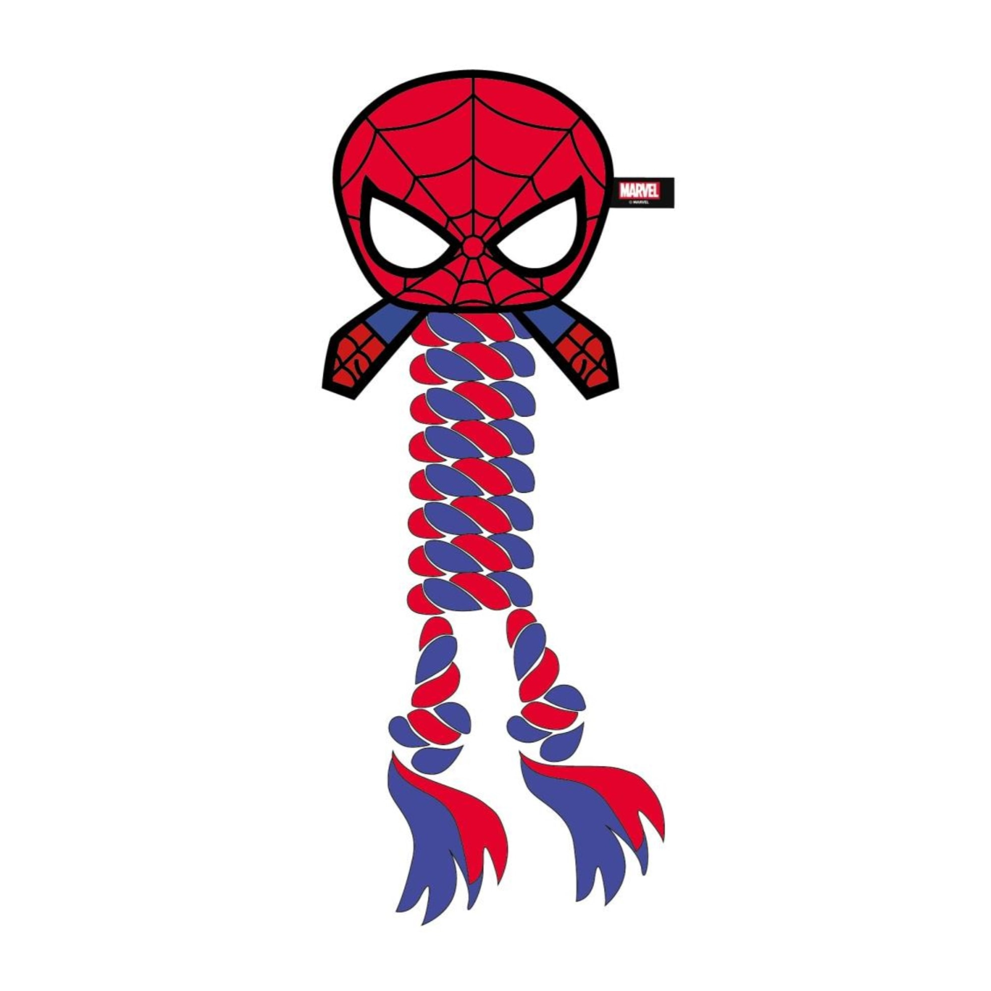 Peluche mordedor para perros diseño spiderman