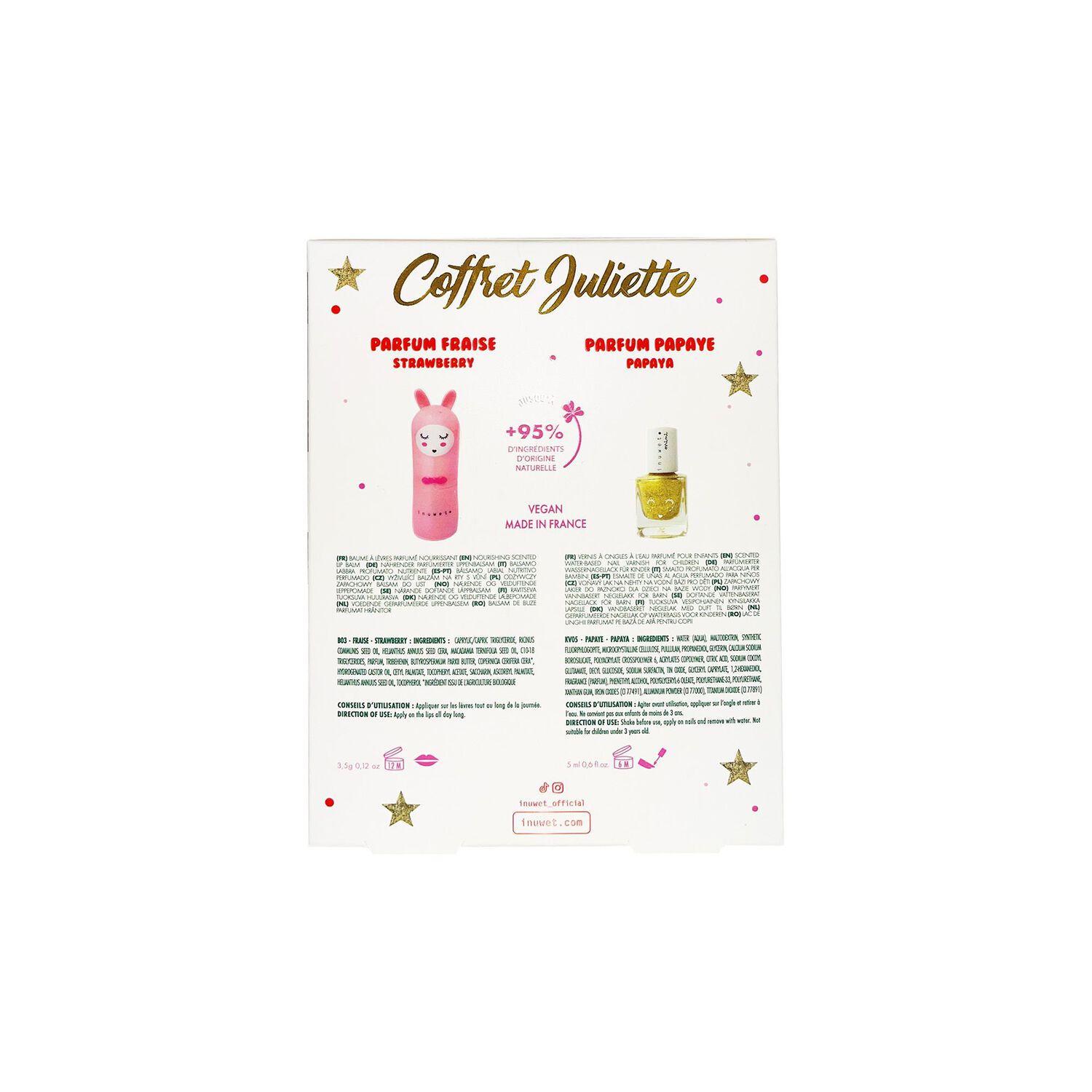 Maison Juliette - Coffret Baume à Lèvres 3,5 g  +  Vernis à l'Eau 5 ml