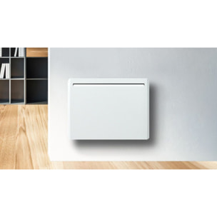 Radiateur inertie ceramique LCD blanc 1000W