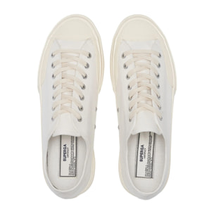 Superga - Sneakers Uomo Donna Bianco - 2432 WORKS LOW CUT COTTON CANVAS