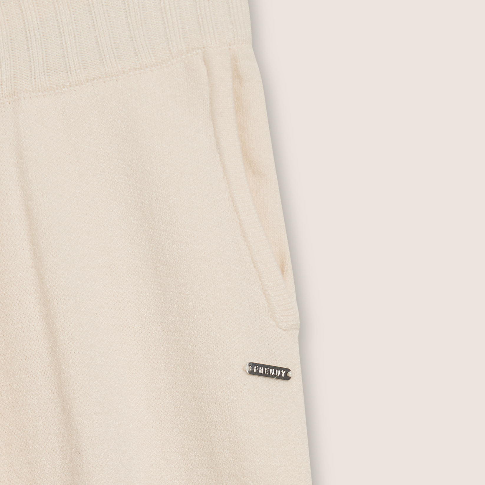 Pantalone donna gamba dritta in tricot