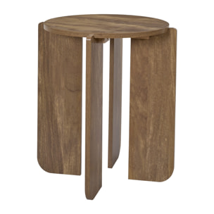 Table d'Appoint - HOME DECO FACTORY - Héritage - Élégante - Marron