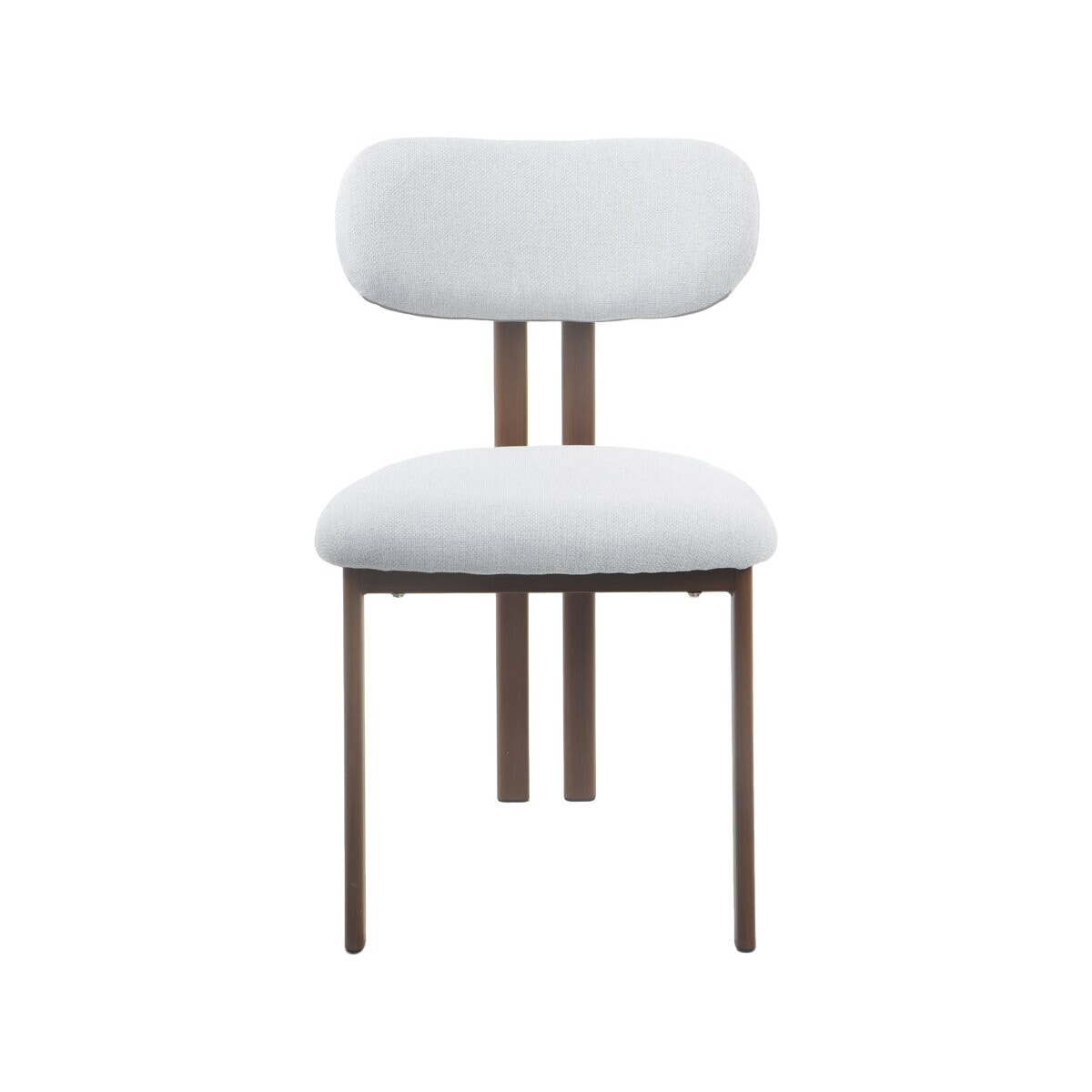 Lot de 2 chaises de salle à manger imitation bois "Veralia" - Gris clair