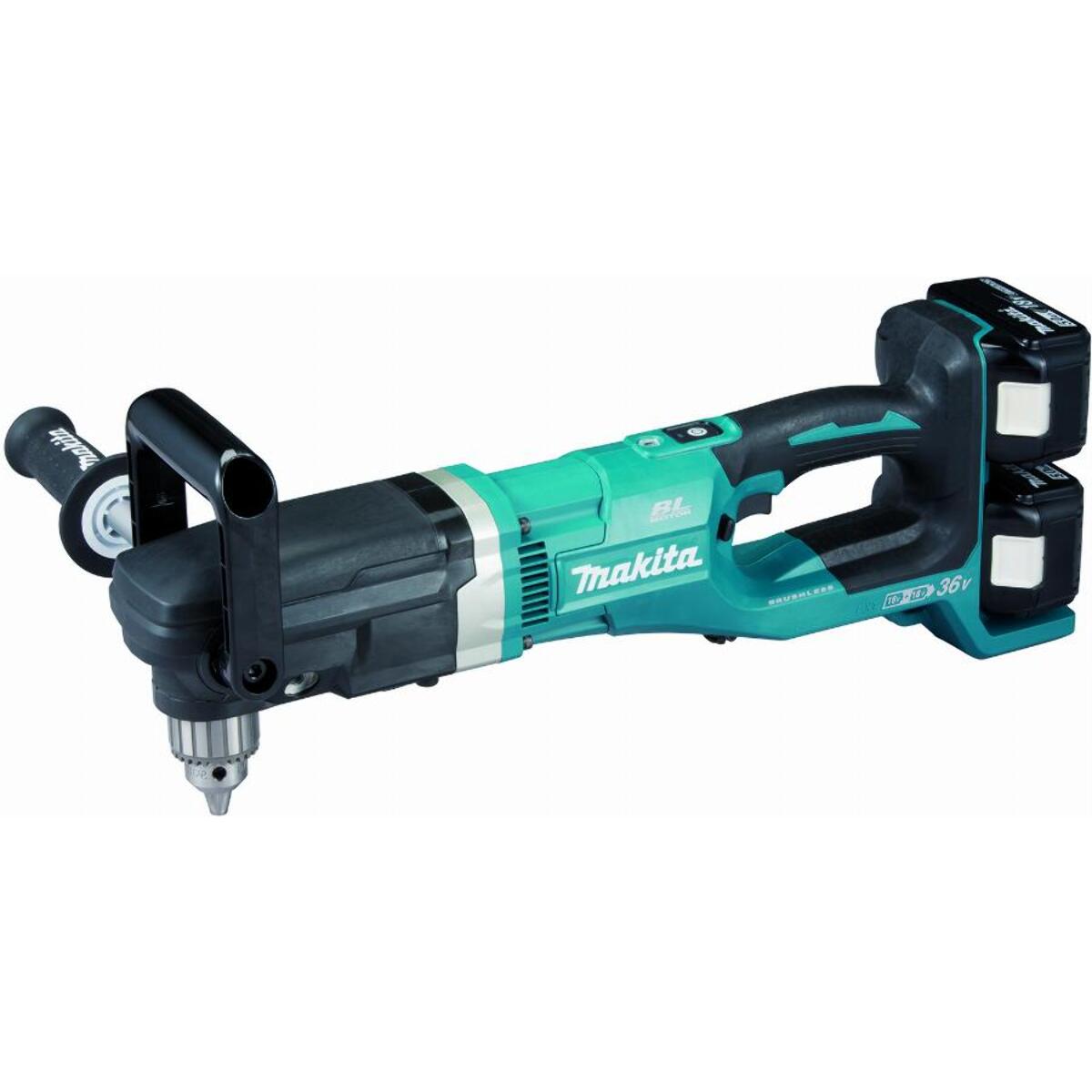 Taladro y atornillador 36 V => 2 x 18 V Li-Ion 5 Ah Ø 13 mm MAKITA - 2 baterías, cargador, estuche - DDA460PT2