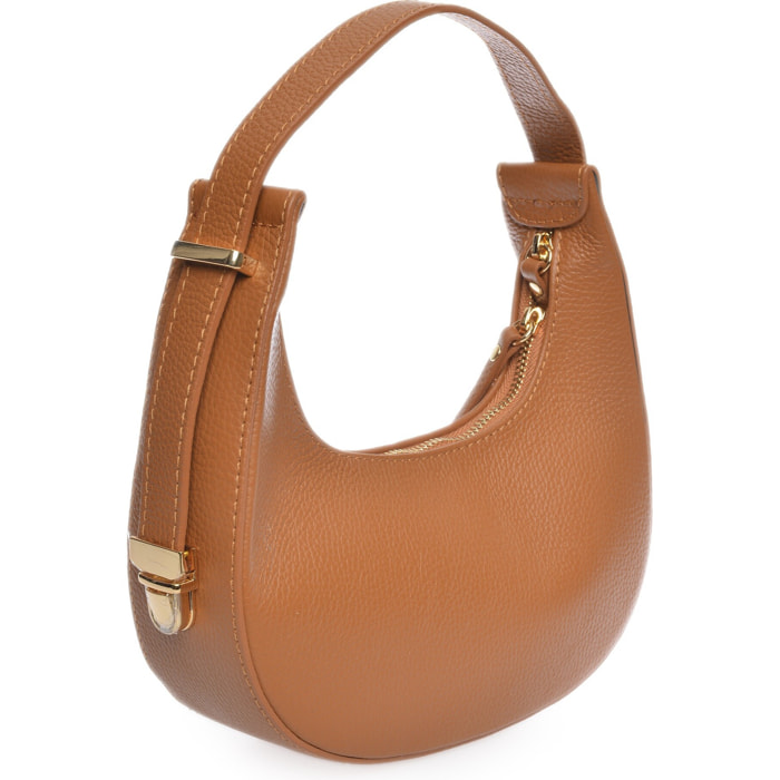 Borsa a mano Anna Luchini Cammello