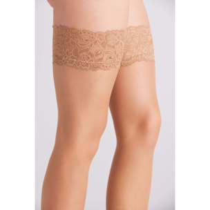 Calze autoreggenti beige 20 denari