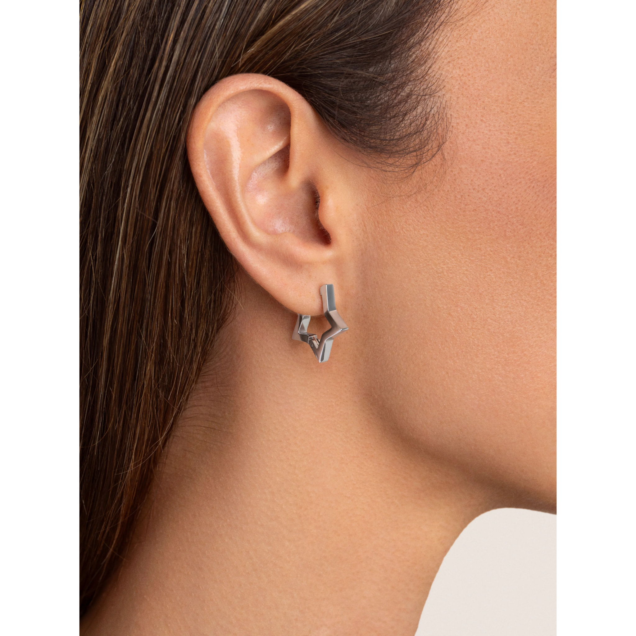Orecchino Superstar in Acciaio