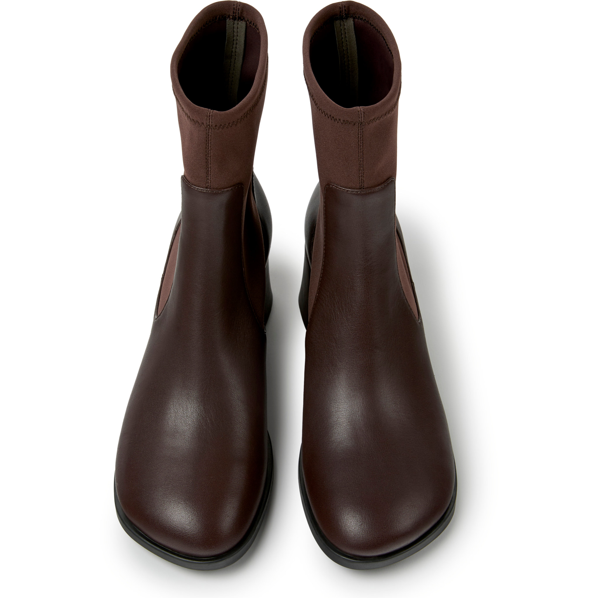Botines - CAMPER Kora - Marron - Piel lisa