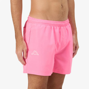 Kappa - Costumi da Bagno Uomo Rosso - Logo Fultomi
