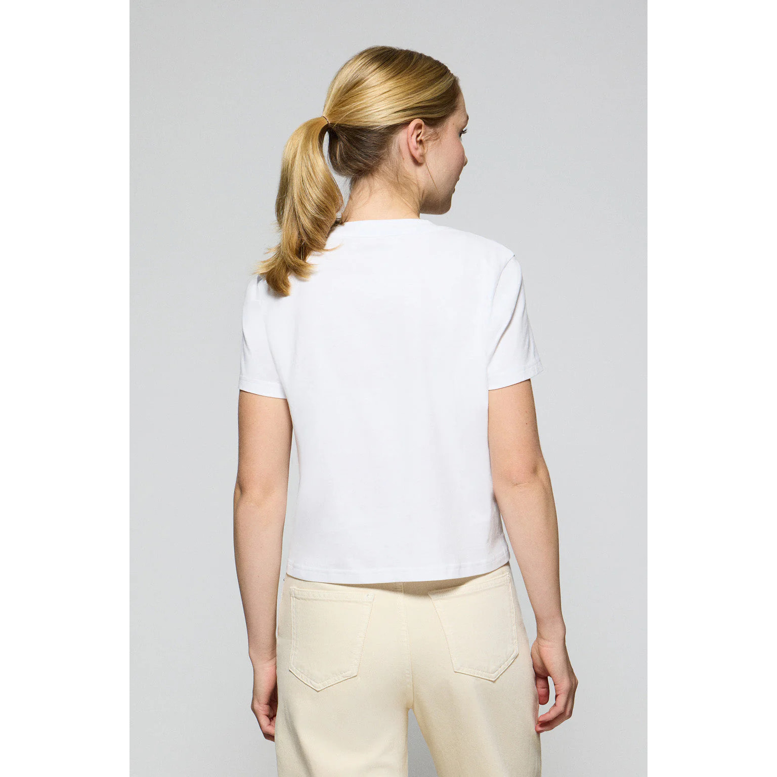 Maglietta Tori bianca con logo Minimal Combo Polo Club