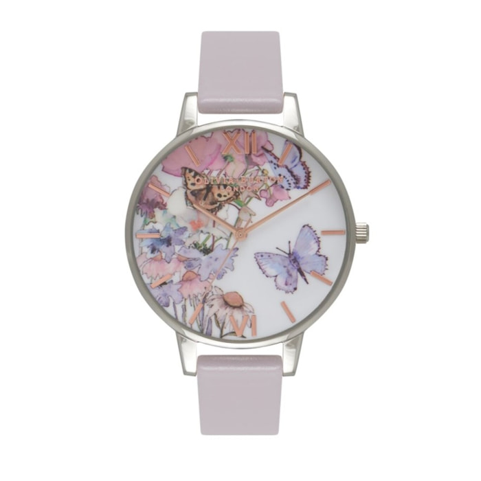 Reloj Olivia Burton OB16PP15 Mujer Analogico Cuarzo con Correa de Cuero