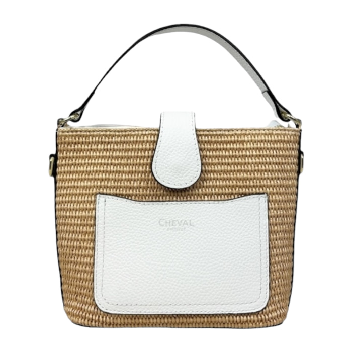 Bolso de mano Cheval Firenze Ragusa Blanco