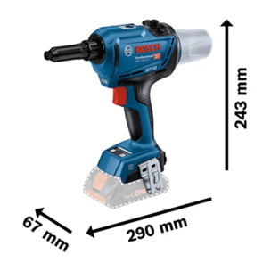 Riveteuse BOSCH GRG 18V-16 C Solo L-BOXX - Sans batterie, ni chargeur - 06019K5002