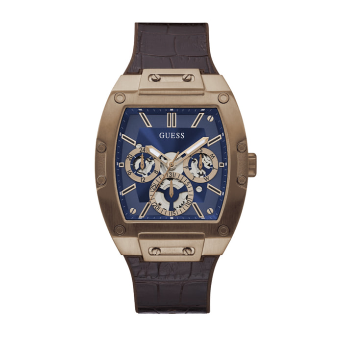 Reloj Guess GW0202G2 Hombre Analogico Cuarzo con Correa de Cuero