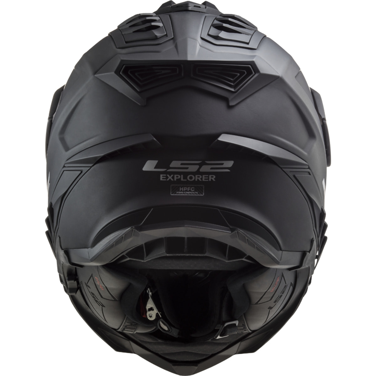 CASCO MOTO MX LS2 MX701 EXPLORER SOLID MATT BLACK (E22.06)