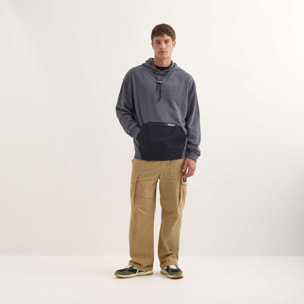 Sudadera MUNICH Space streetwear hombre de algodón antracita