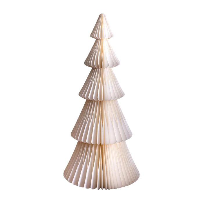 Albero carta - Pezzi 2 - Colore Crema - 14x30Hx14cm - Bianchi Dino