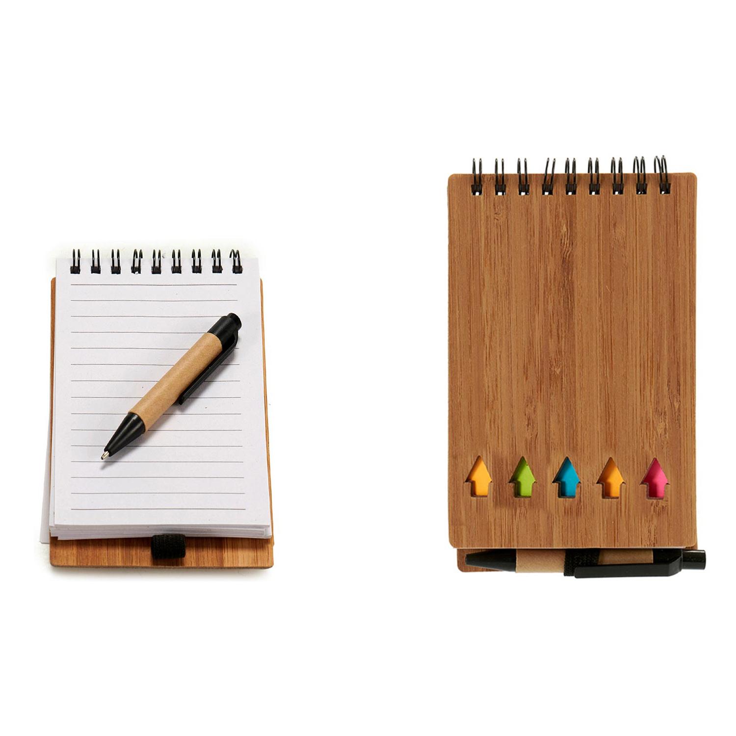 PACK 2 LIBRETAS BAMBU BOLI Y POSITS 14,5X9CM S2