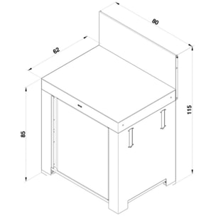 Module ENO STANDARD Gris cargo