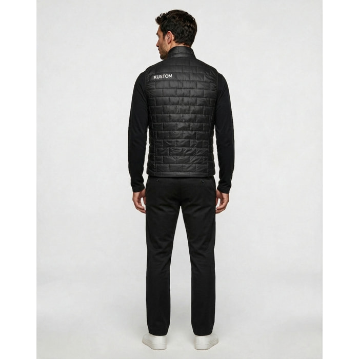 Chaleco térmico de montaña para hombre KUSTOM SOLARA - Negro