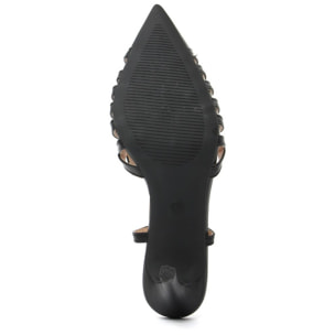 Slingback Donna colore Nero-Altezza tacco:9cm