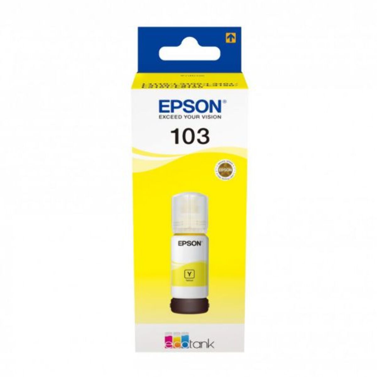 Cartouche d'encre EPSON Bouteille d'Encre Ecotank 103 Jaune (Yellow) - C13T00S44A