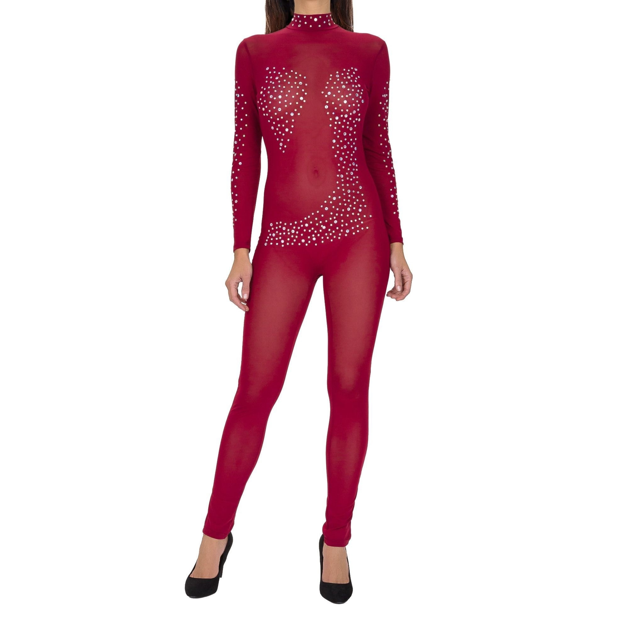 Mono rojo Intimax - Modelo Rhinestone