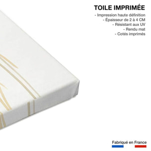 Tableau scandi blés 2 Toile imprimée