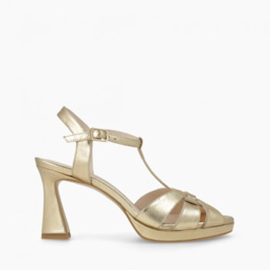 SANDALIAS DORADAS LITREN