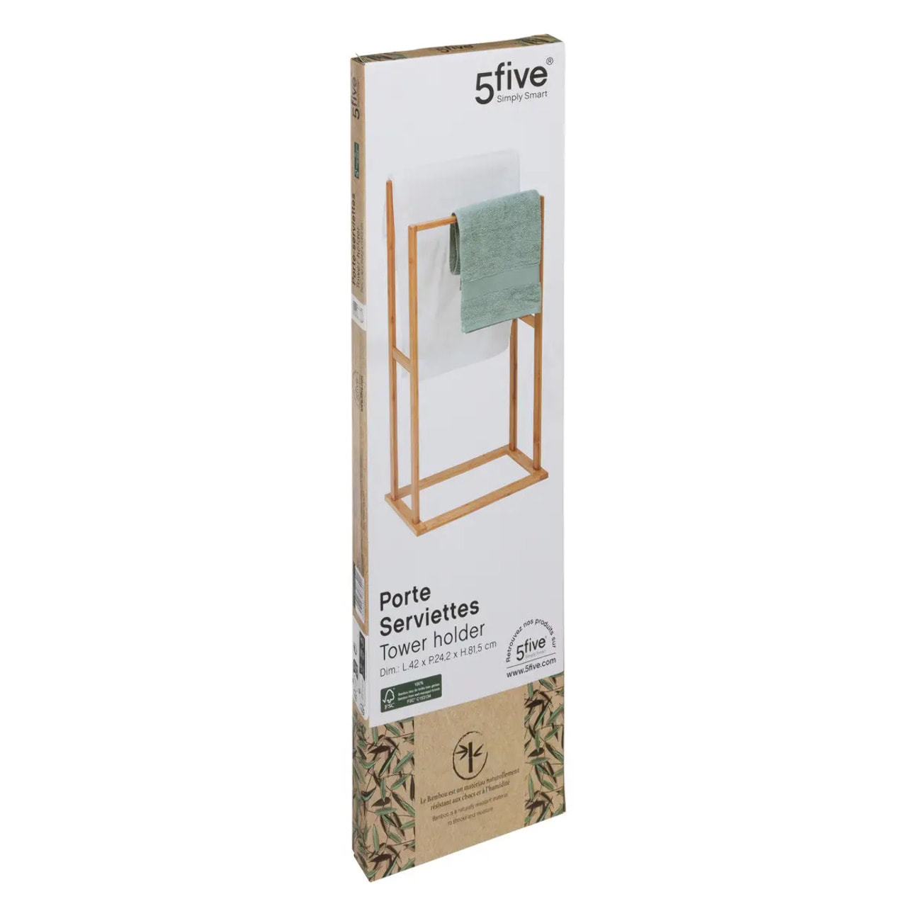 Porte serviette bambou