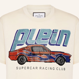 PHILIPP PLEIN T-Shirt Round Neck RACING