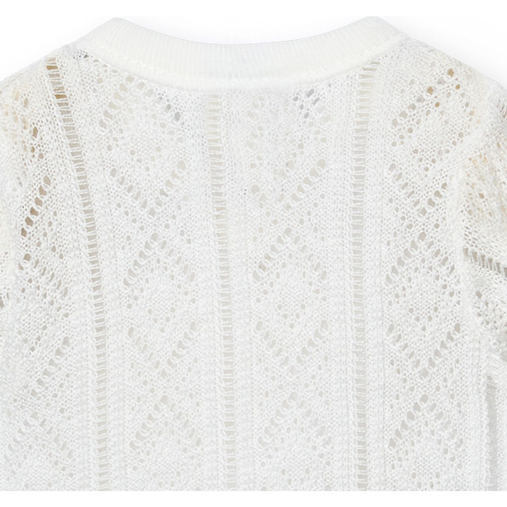 Body cruzado bebé manga corta perlé